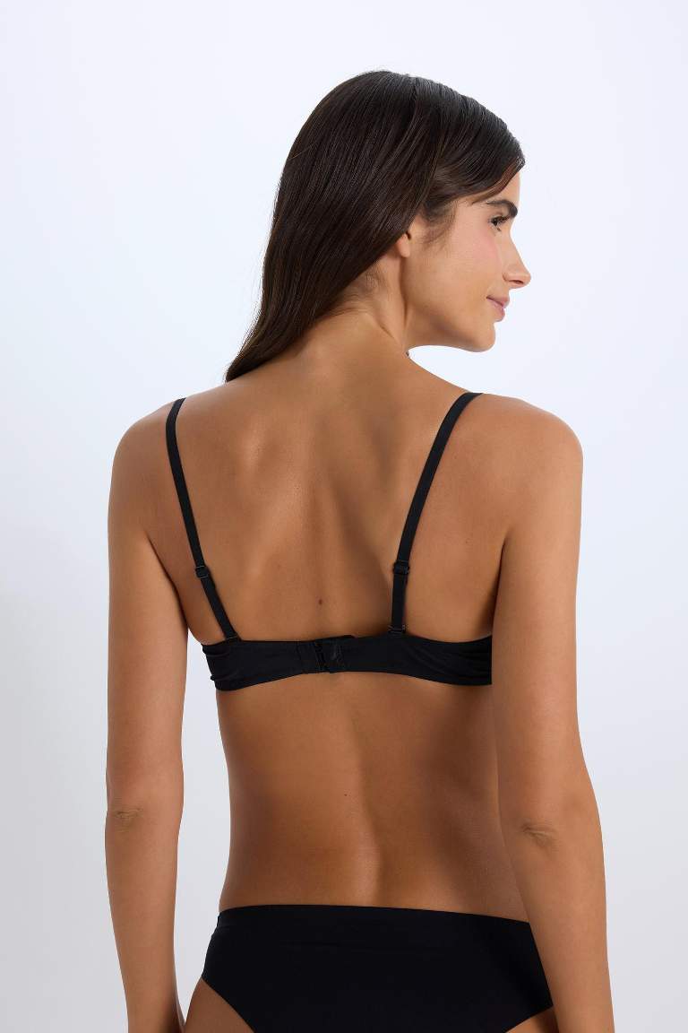 Micro Kaplı Full Push Up Straplez Sütyen-Fall in Love