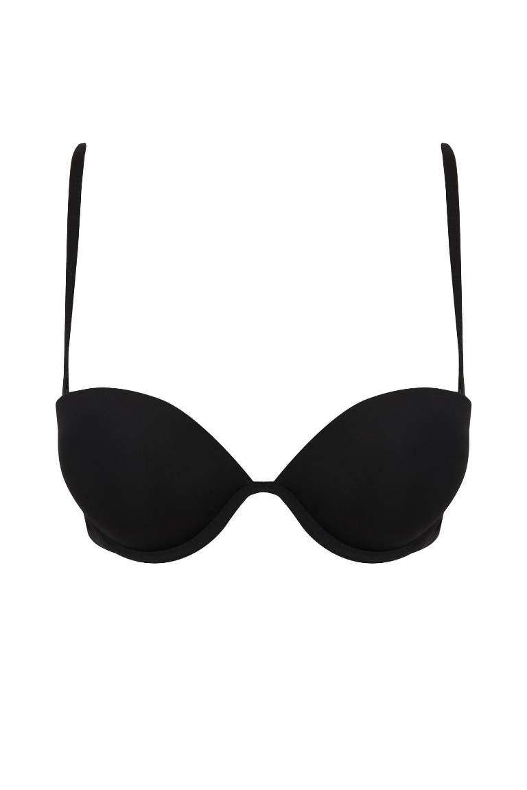 Micro Kaplı Full Push Up Straplez Sütyen-Fall in Love