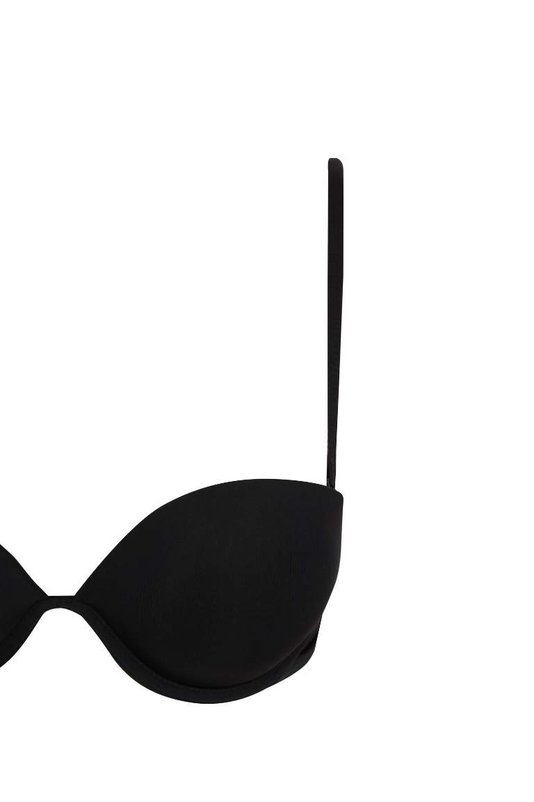 Micro Kaplı Full Push Up Straplez Sütyen-Fall in Love