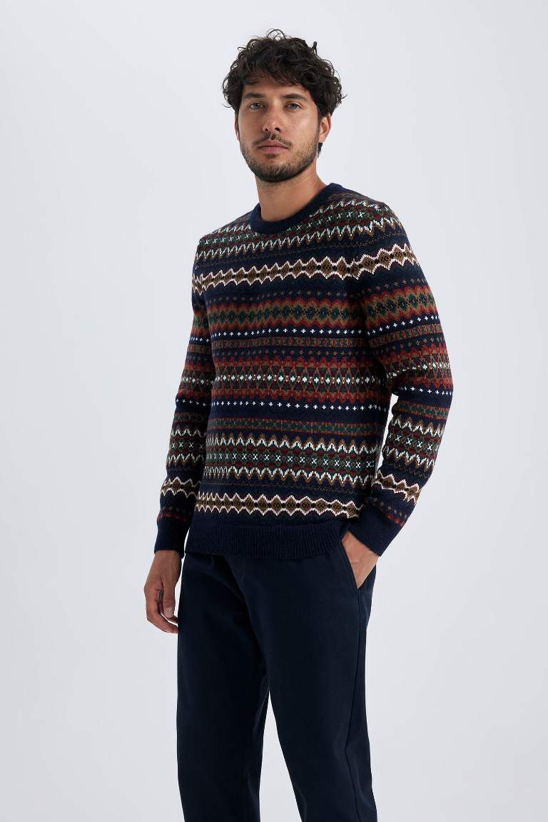 Regular Fit Bisiklet Yaka Triko Kazak