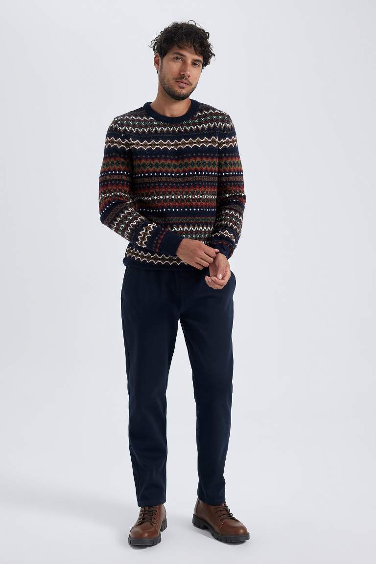 Regular Fit Bisiklet Yaka Triko Kazak