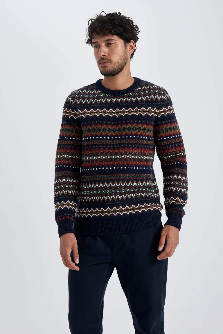 Regular Fit Bisiklet Yaka Triko Kazak