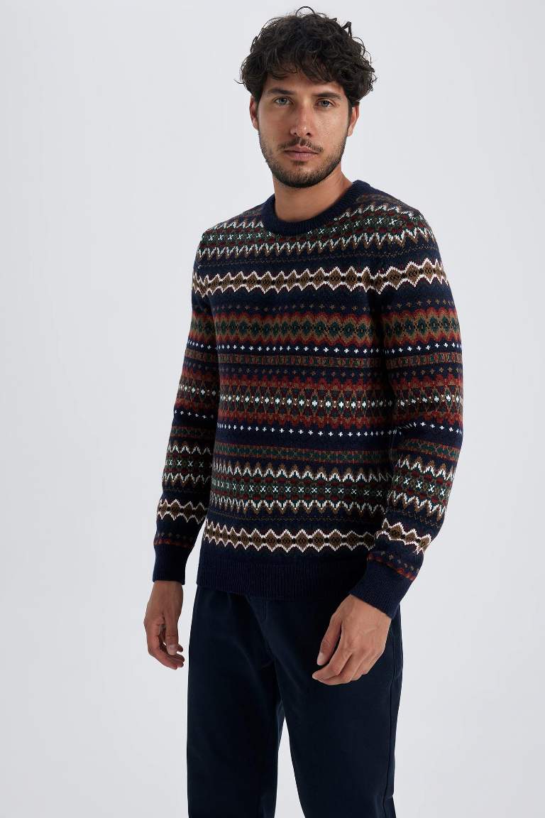 Regular Fit Bisiklet Yaka Triko Kazak