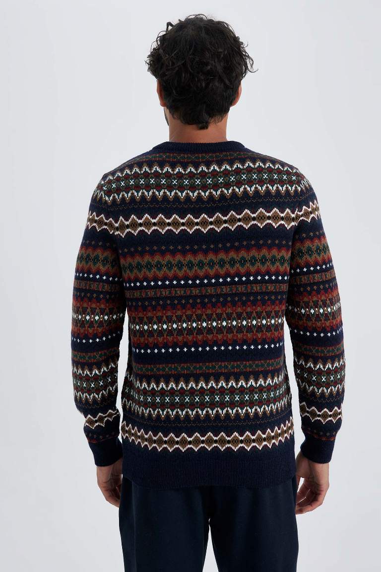 Regular Fit Bisiklet Yaka Triko Kazak