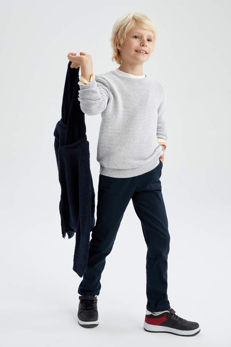 Boy Gabardine School Trousers