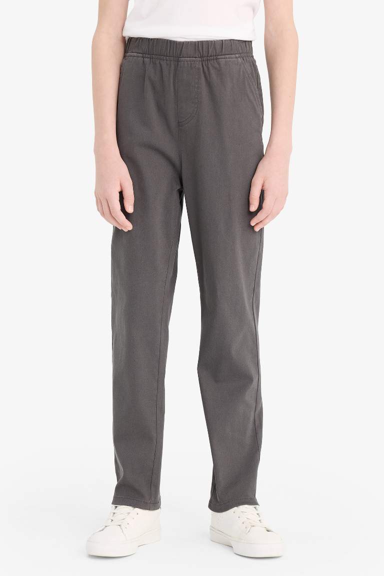 Erkek Çocuk Düz Paça Gabardin Pantolon