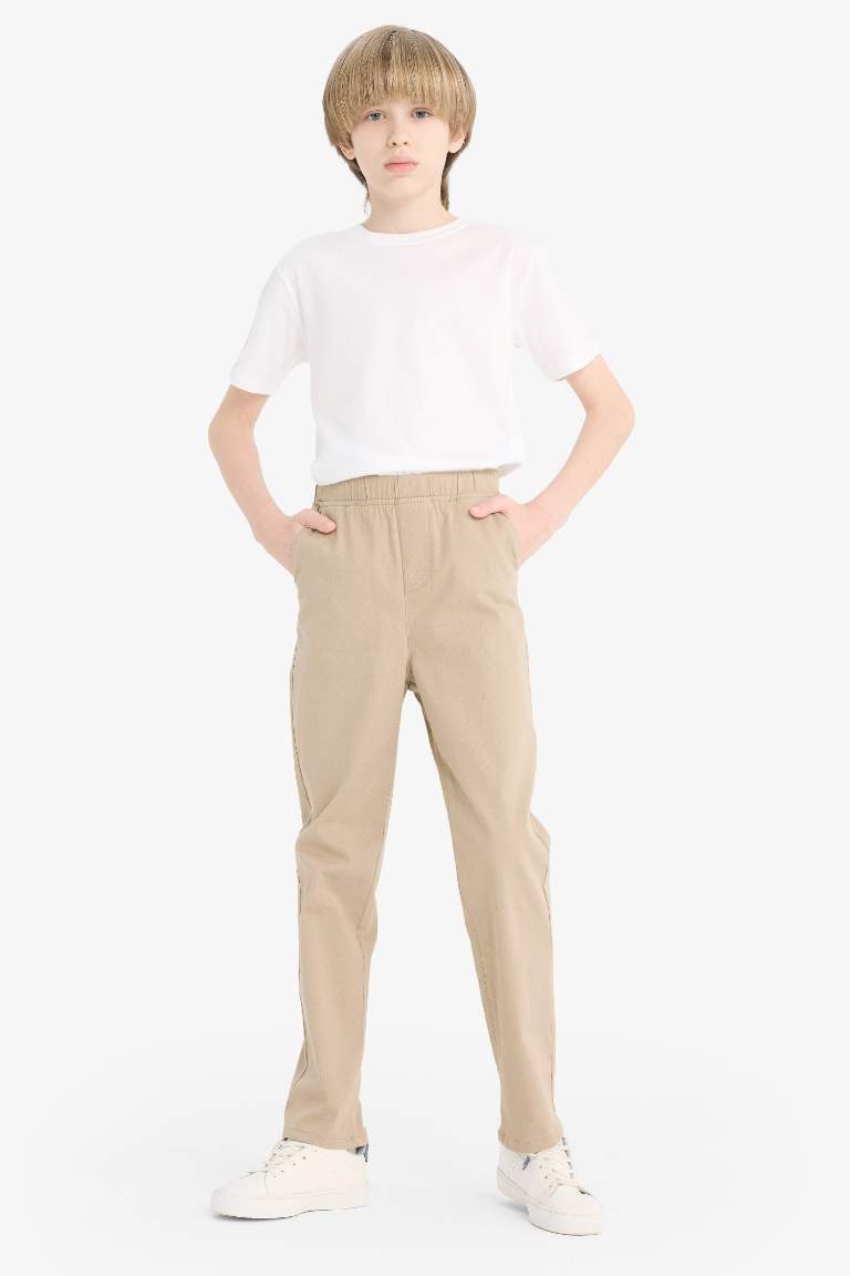 Erkek Çocuk Düz Paça Gabardin Pantolon