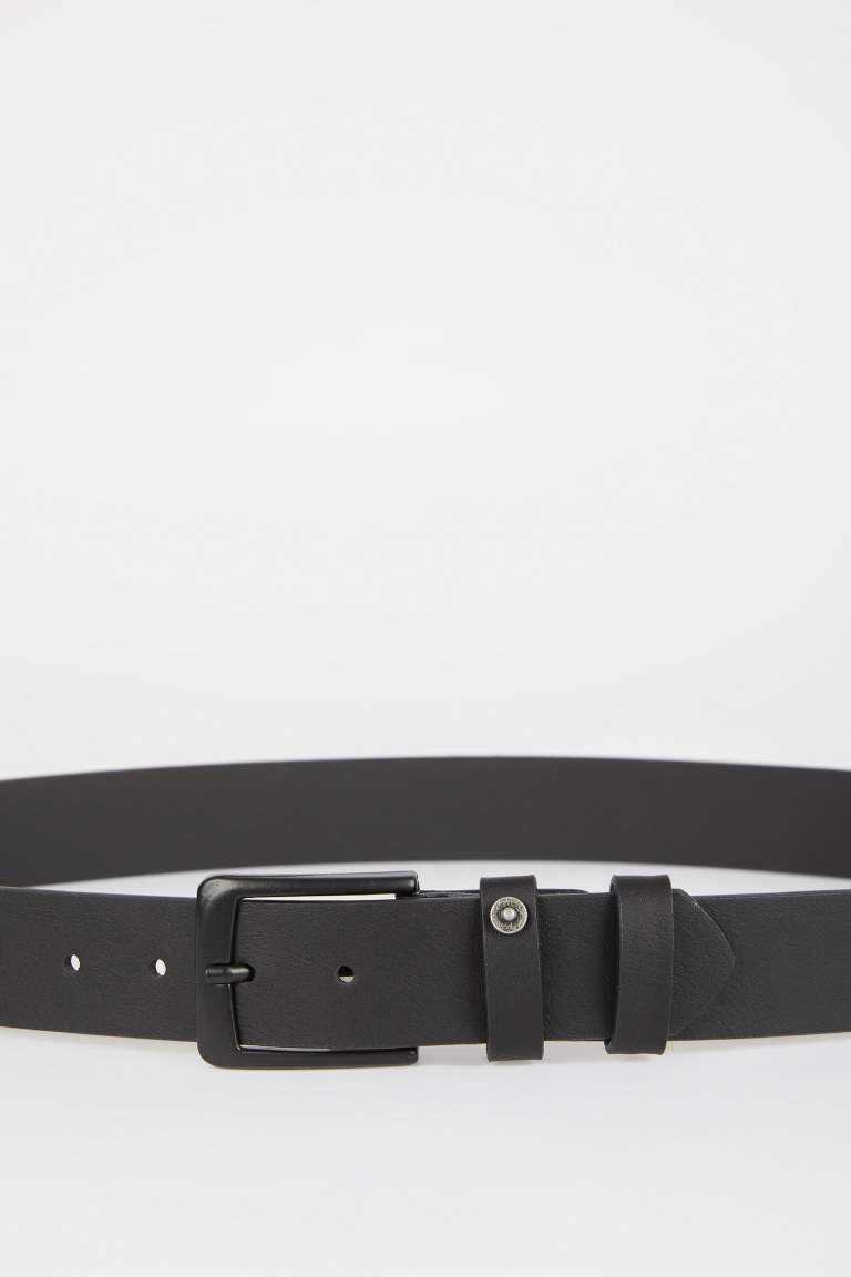 Faux Leather Belt