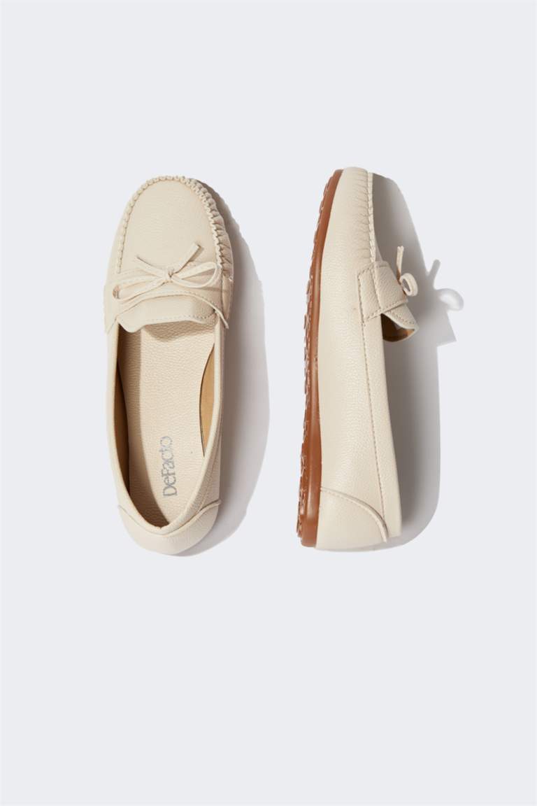 Бежевый Женщины Классическая обувь из искусственной кожи для женщин ...