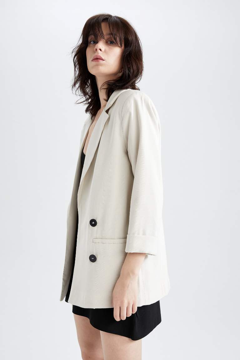 Loose Fit Blazer Ceket