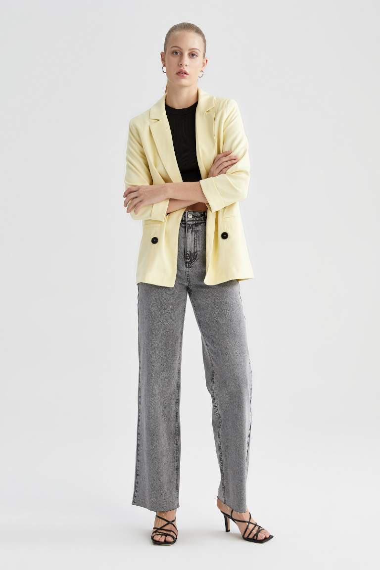 Loose Fit Blazer Ceket