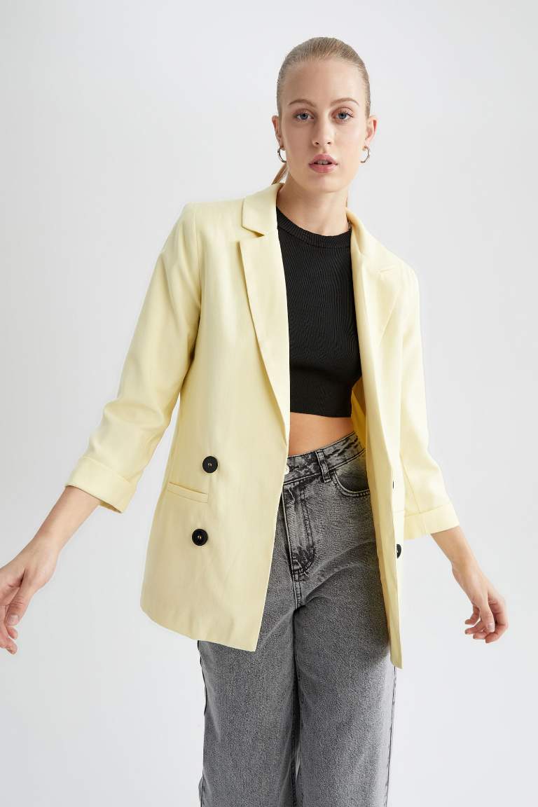 Loose Fit Blazer Ceket