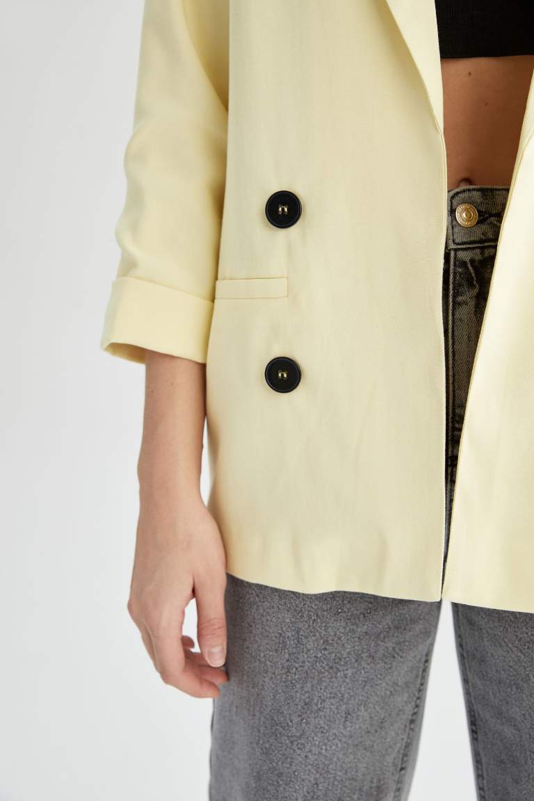 Loose Fit Blazer Ceket