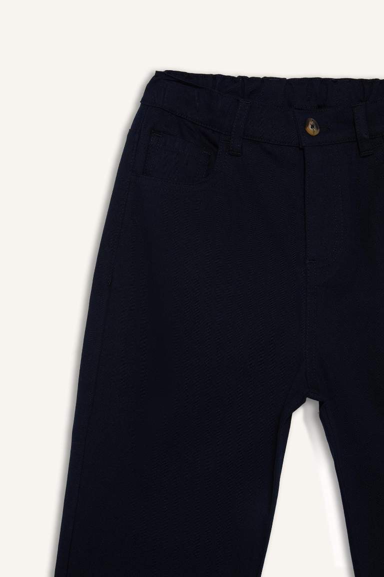Boy Straight Leg Gabardine Trousers