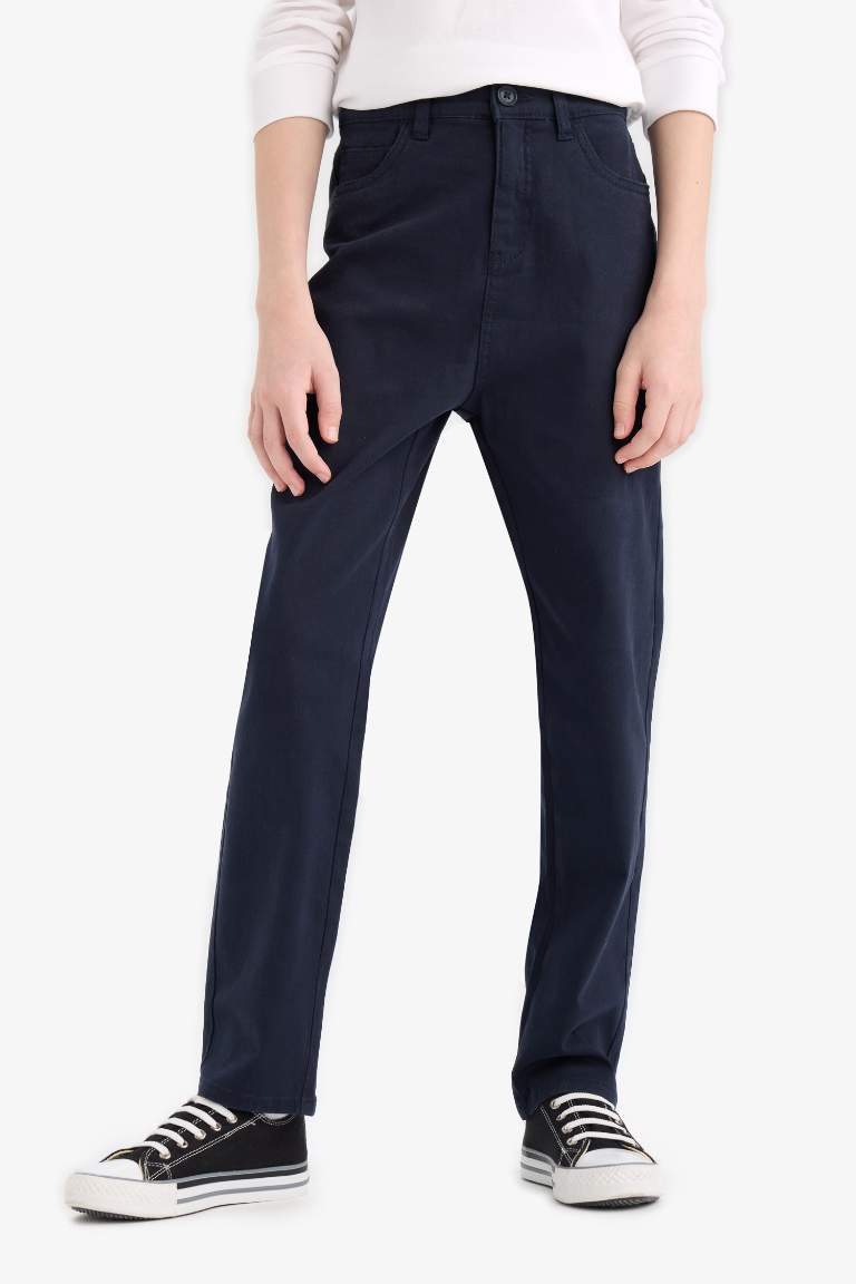 Erkek Çocuk Düz Paça Gabardin Pantolon