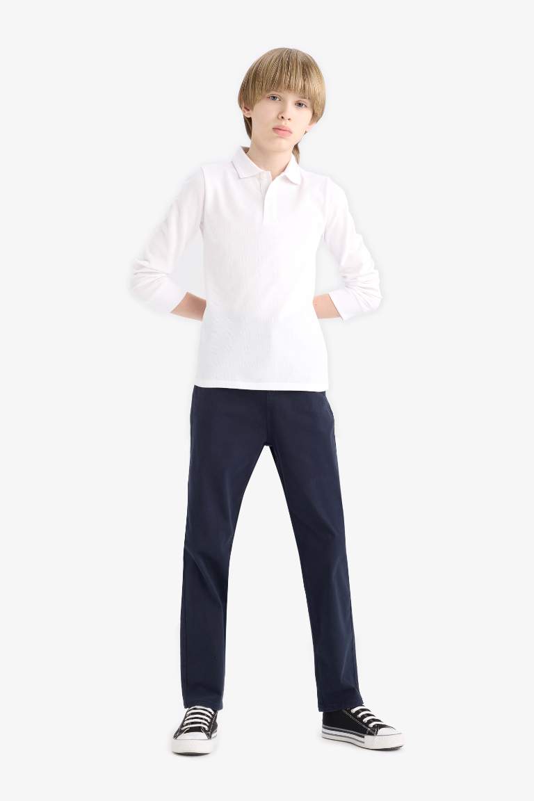 Erkek Çocuk Düz Paça Gabardin Pantolon