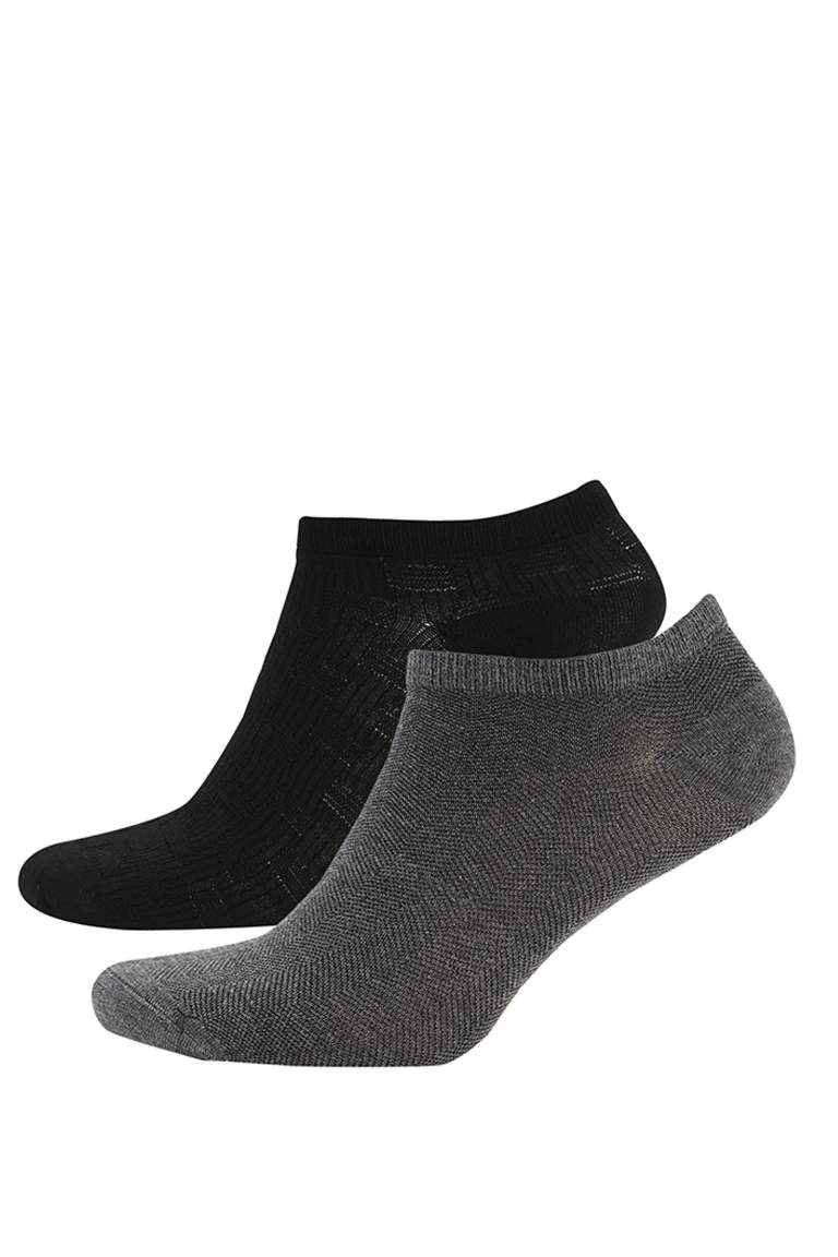 Lot de 2 paires de chaussettes en bambou pour homme