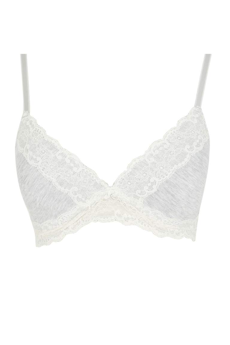 Fall in Love Dantel Detaylı Triangle Bralet