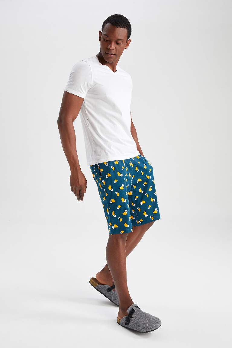 Regular Fit Desenli Pijama Altı