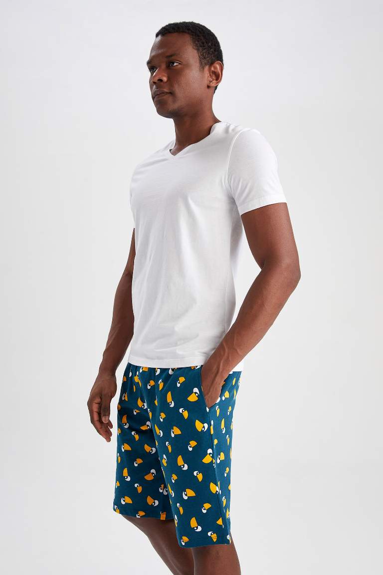 Regular Fit Desenli Pijama Altı