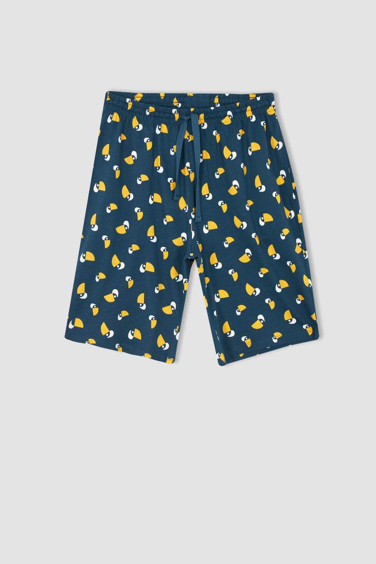 Regular Fit Desenli Pijama Altı
