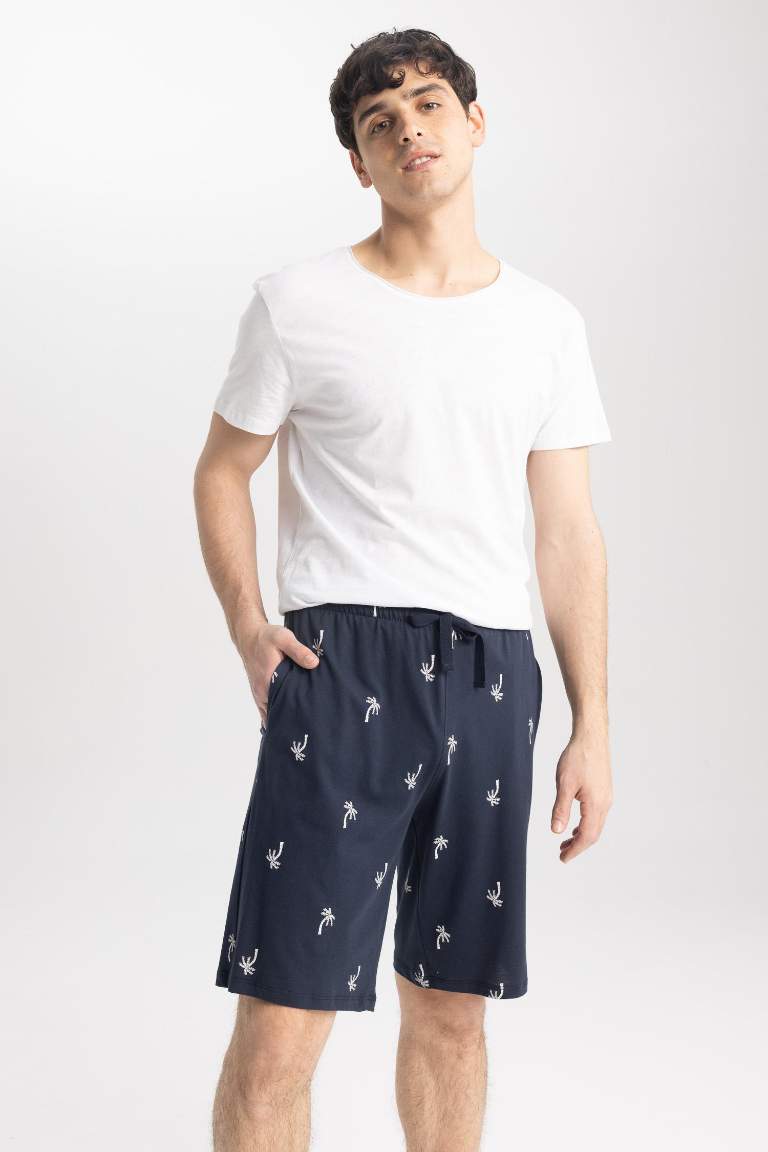Regular Fit Desenli Pijama Altı