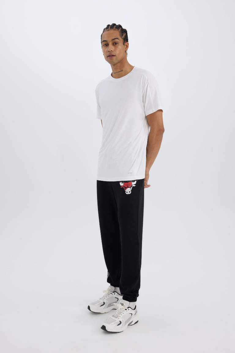 DeFactoFit NBA Chicago Bulls Oversize Fit Jogger Eşofman Altı