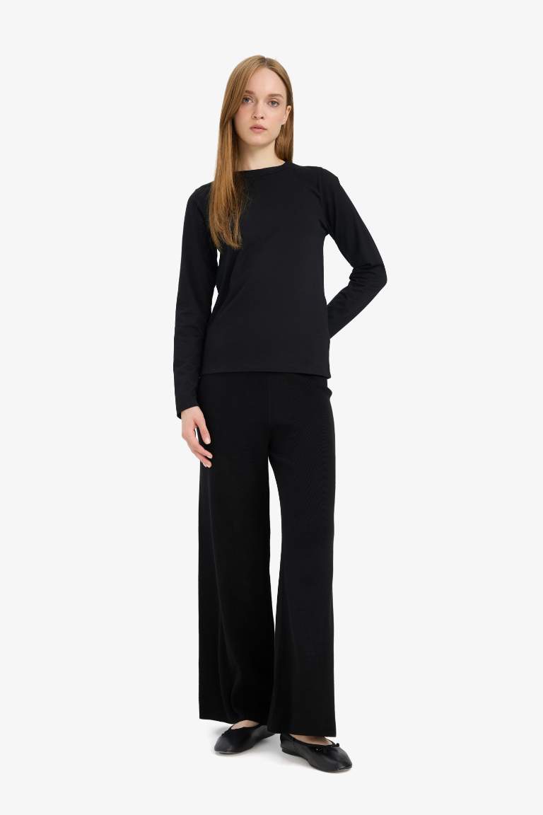 Relax Fit Geniş Bol Paça Pantolon
