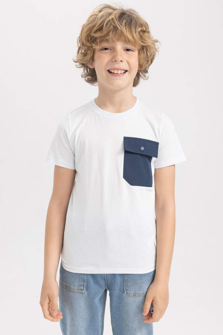 Boy Regular Fit Crew Neck Short Sleeved T-Shirt