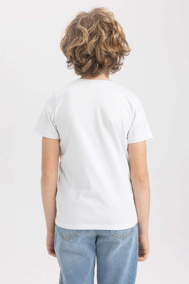 Boy Regular Fit Crew Neck Short Sleeved T-Shirt