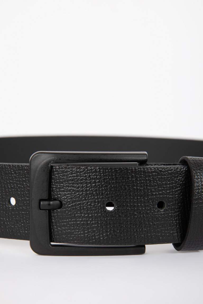 Faux Leather Belt