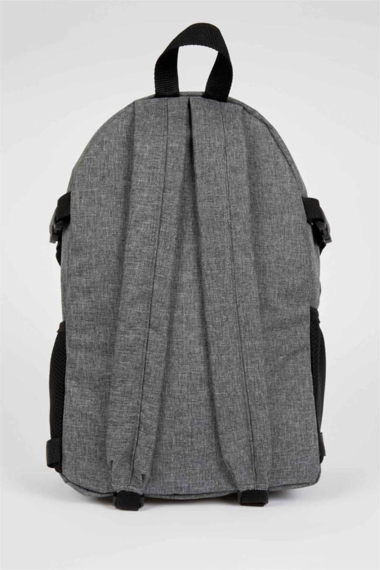 Grey MAN Men Large School Backpack with Laptop Compartment 2336615