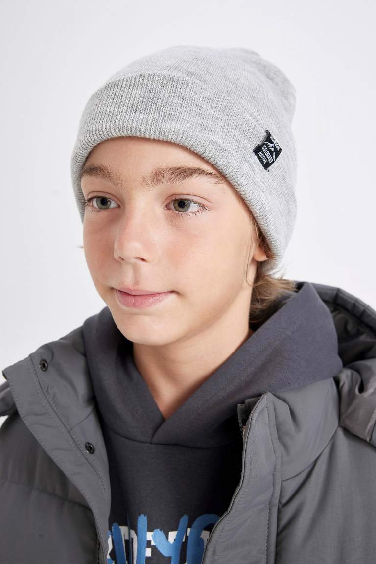 Boy Acrylic Knitwear Beret