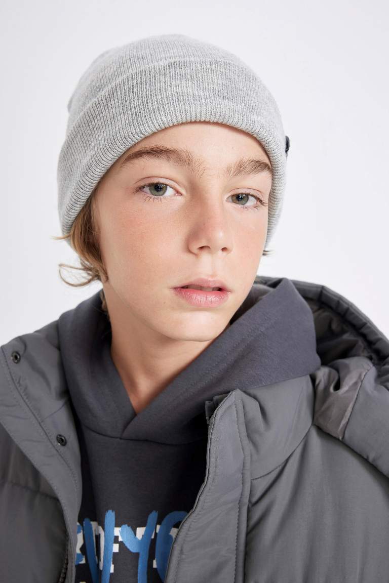 Boy Acrylic Knitwear Beret