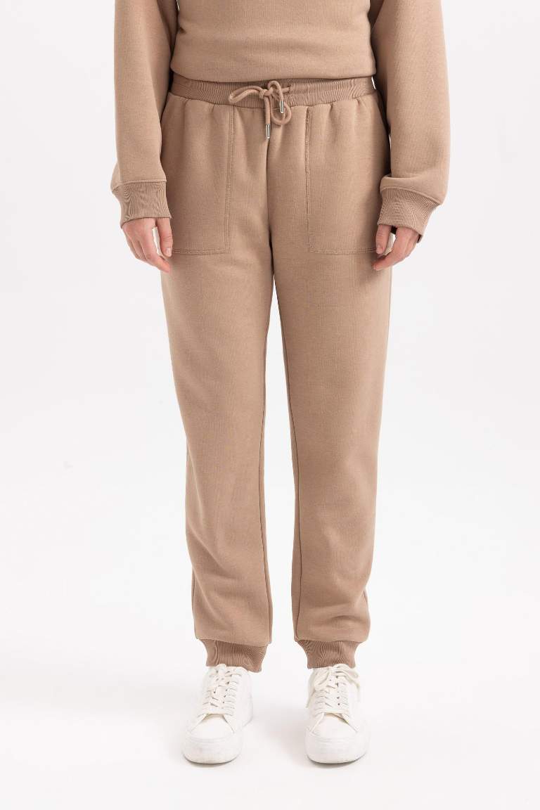 jogger Basic Thick Sweatshirt Fabric Trousers