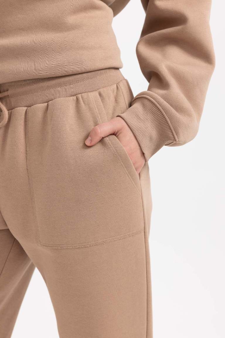 jogger Basic Thick Sweatshirt Fabric Trousers