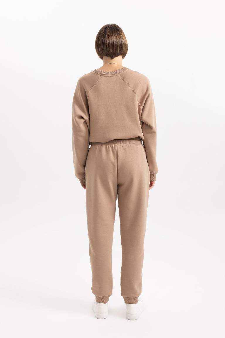 jogger Basic Thick Sweatshirt Fabric Trousers