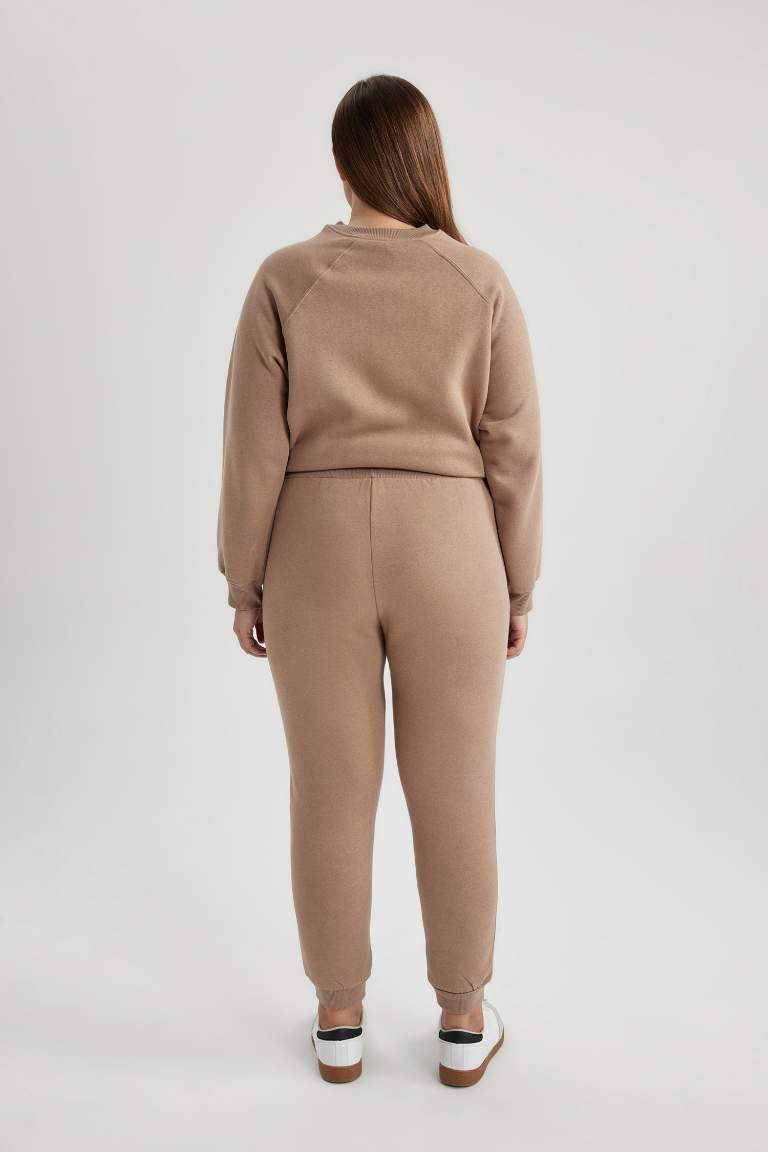 jogger Basic Thick Sweatshirt Fabric Trousers