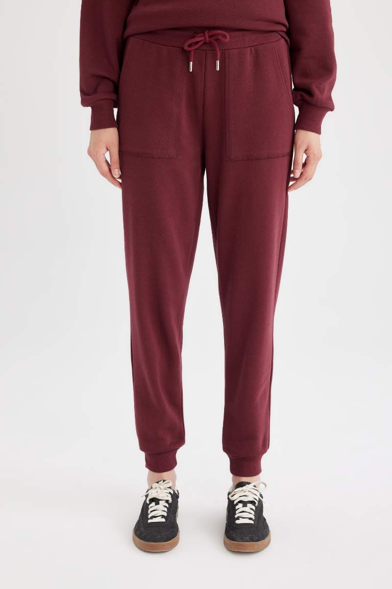 Regular Fit Jogger Sweatpants with Tie