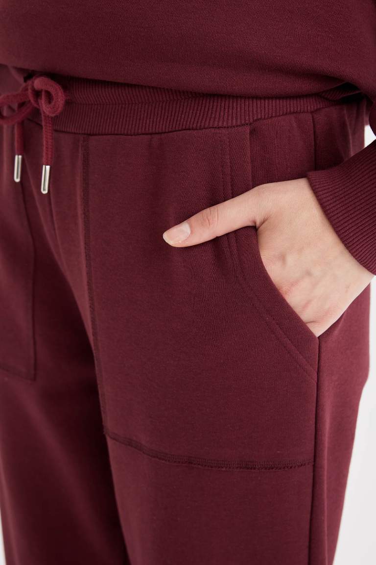 Regular Fit Jogger Sweatpants with Tie