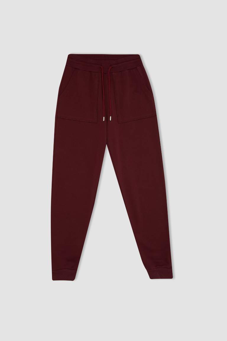 Regular Fit Jogger Sweatpants with Tie