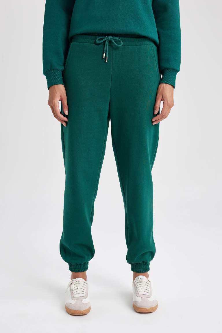 jogger Basic Thick Sweatshirt Fabric Trousers