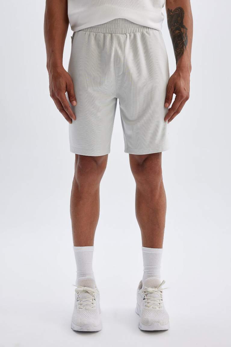 DeFactoFit Slim Fit Sports Standard Leg Shorts