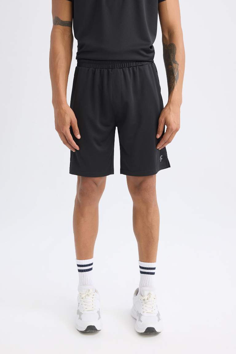 DeFactoFit Slim Fit Sports Standard Leg Shorts