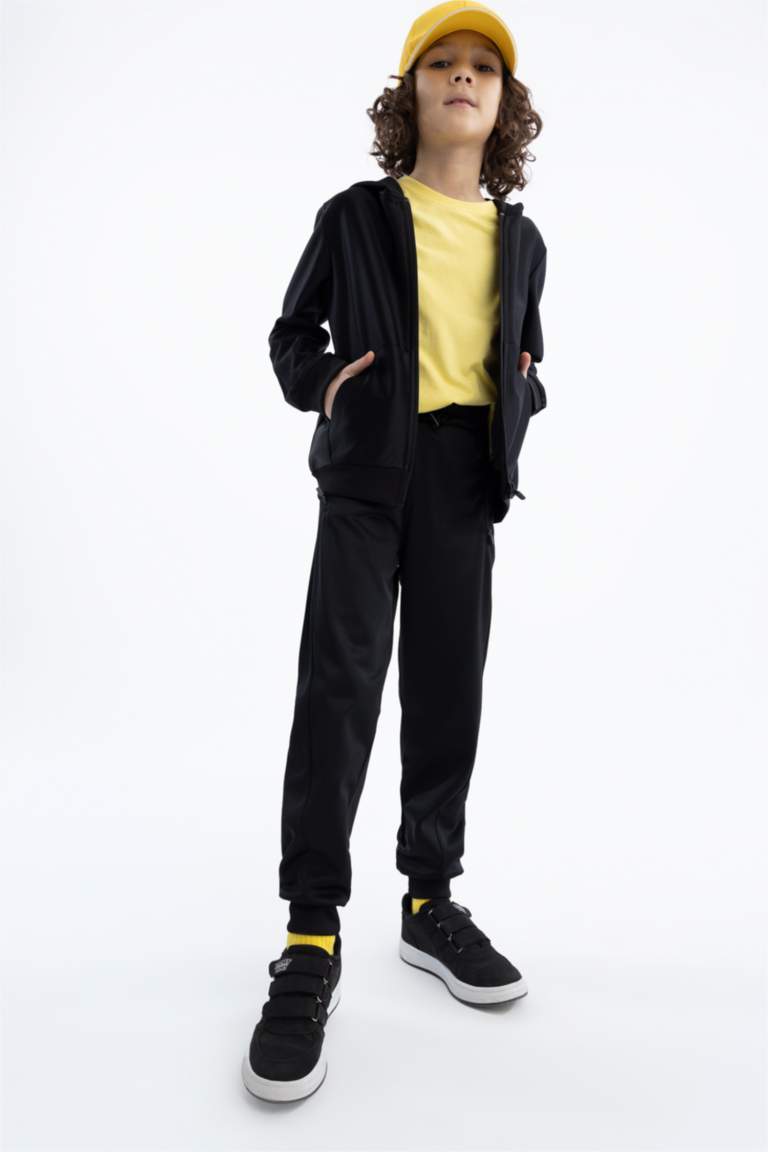 Erkek Çocuk Slim Fit Fermuarlı Eşofman Altı