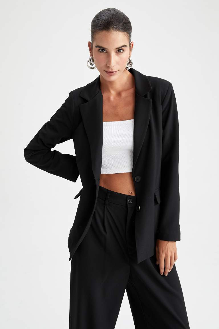 Regular Fit Blazer Ceket