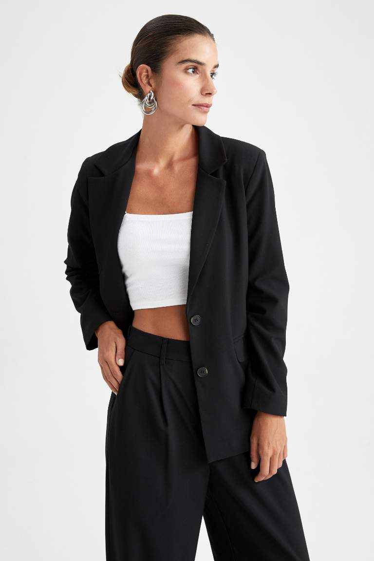 Regular Fit Blazer Ceket