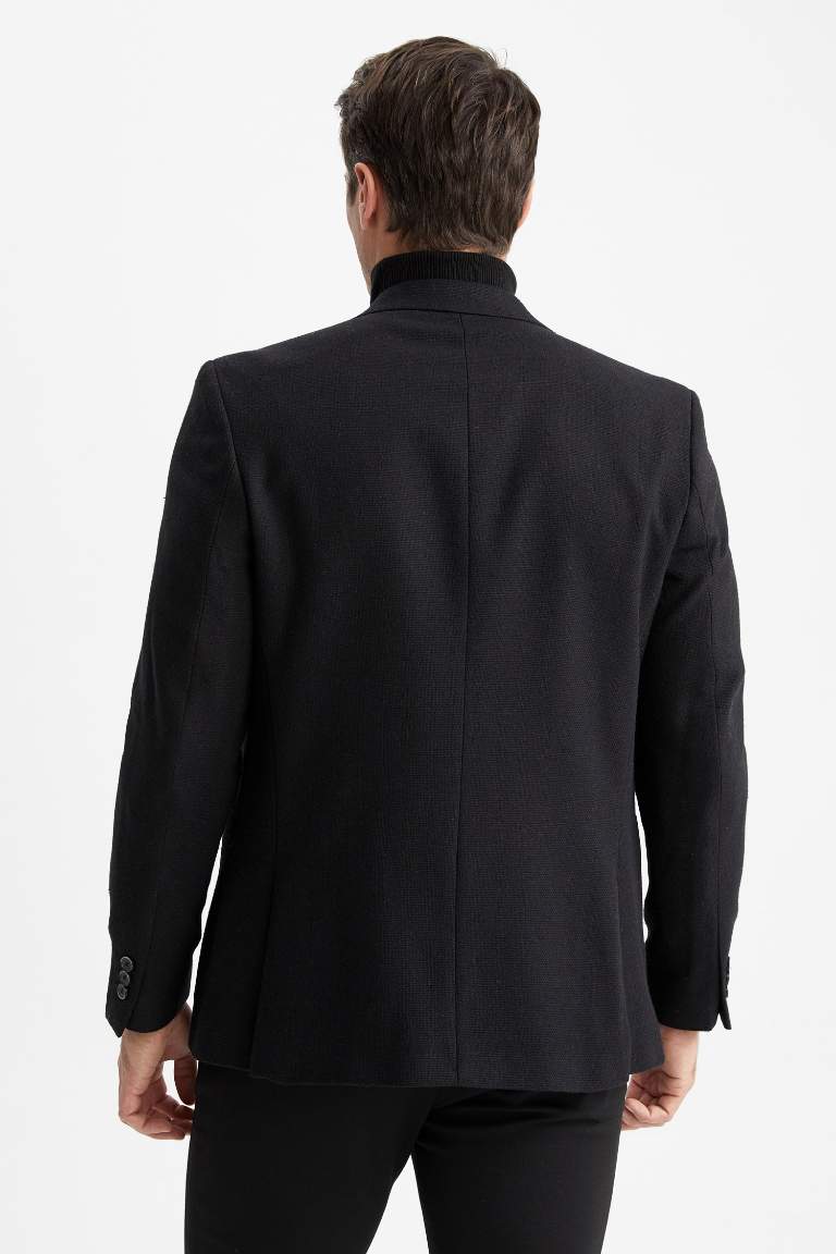 Modern Fit Astarlı Blazer Ceket