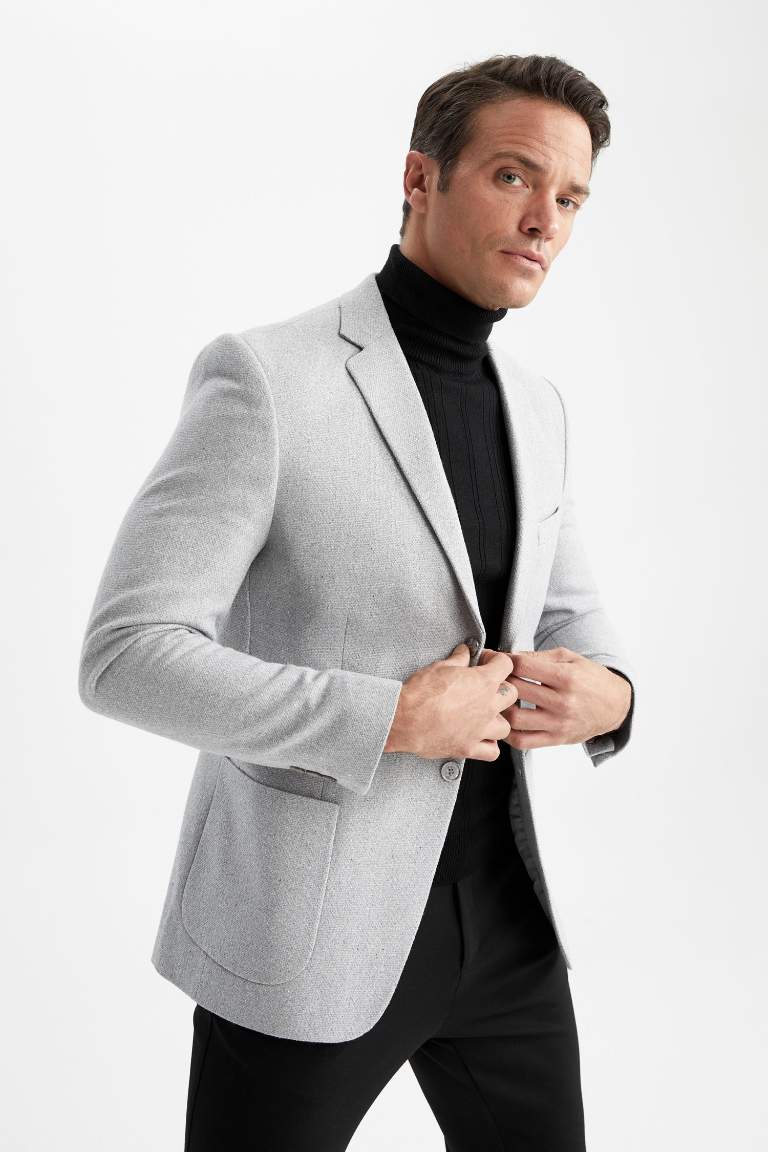 Modern Fit Lined Blazer