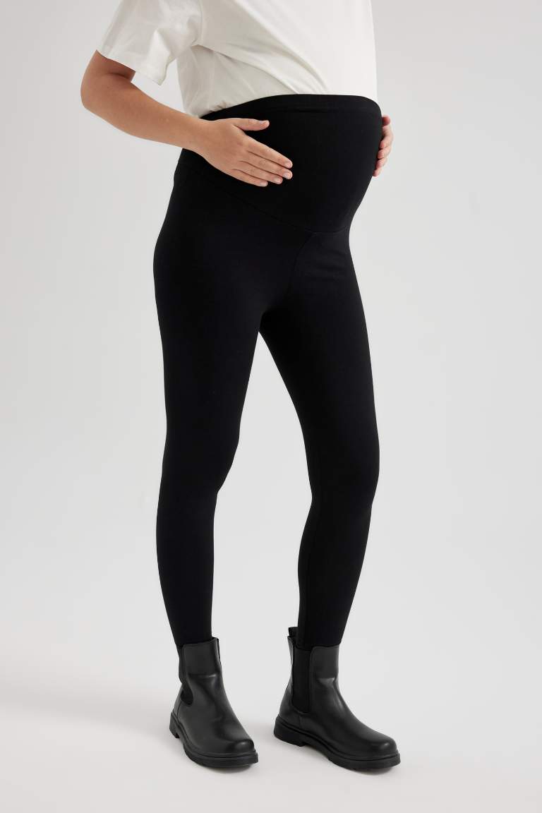Skinny Fit High Waist Maternity Leggings